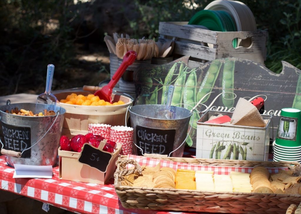 Farmers Market Party Food Table