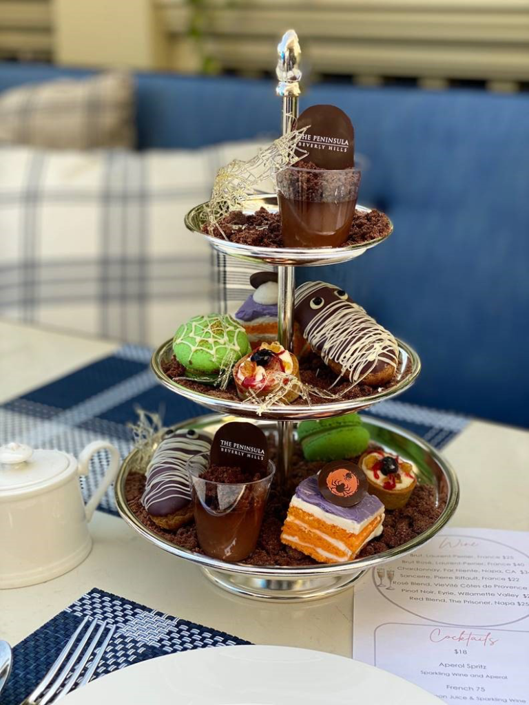 Halloween Events in Los Angeles 2020 now include Halloween Afternoon Tea at the Living Room at The Peninsula Beverly Hills.